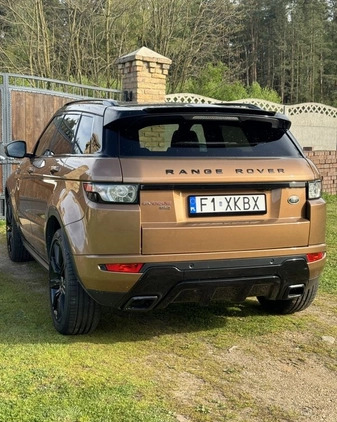 Land Rover Range Rover Evoque cena 99900 przebieg: 146000, rok produkcji 2014 z Lubsko małe 781